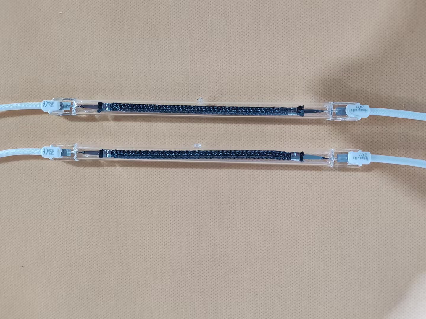 600mm 220v 1500w karbon fiber ısı lambalı fırın