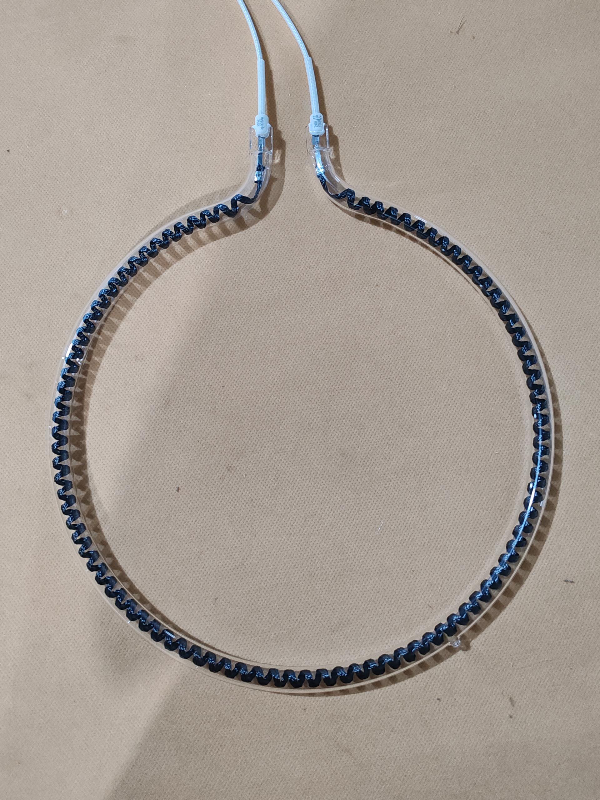 550mm 220v 1500w karbon fiber ısıtma lambası