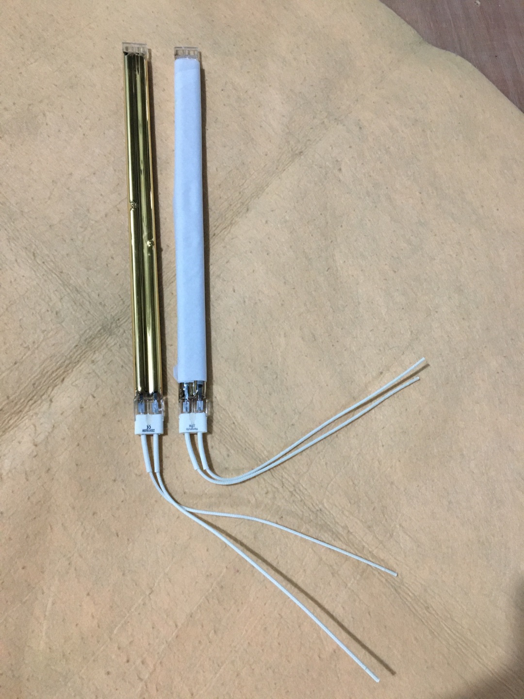 Baskı makinesi için ısı lambası karbon fiber IR ve kuvars tüpü
