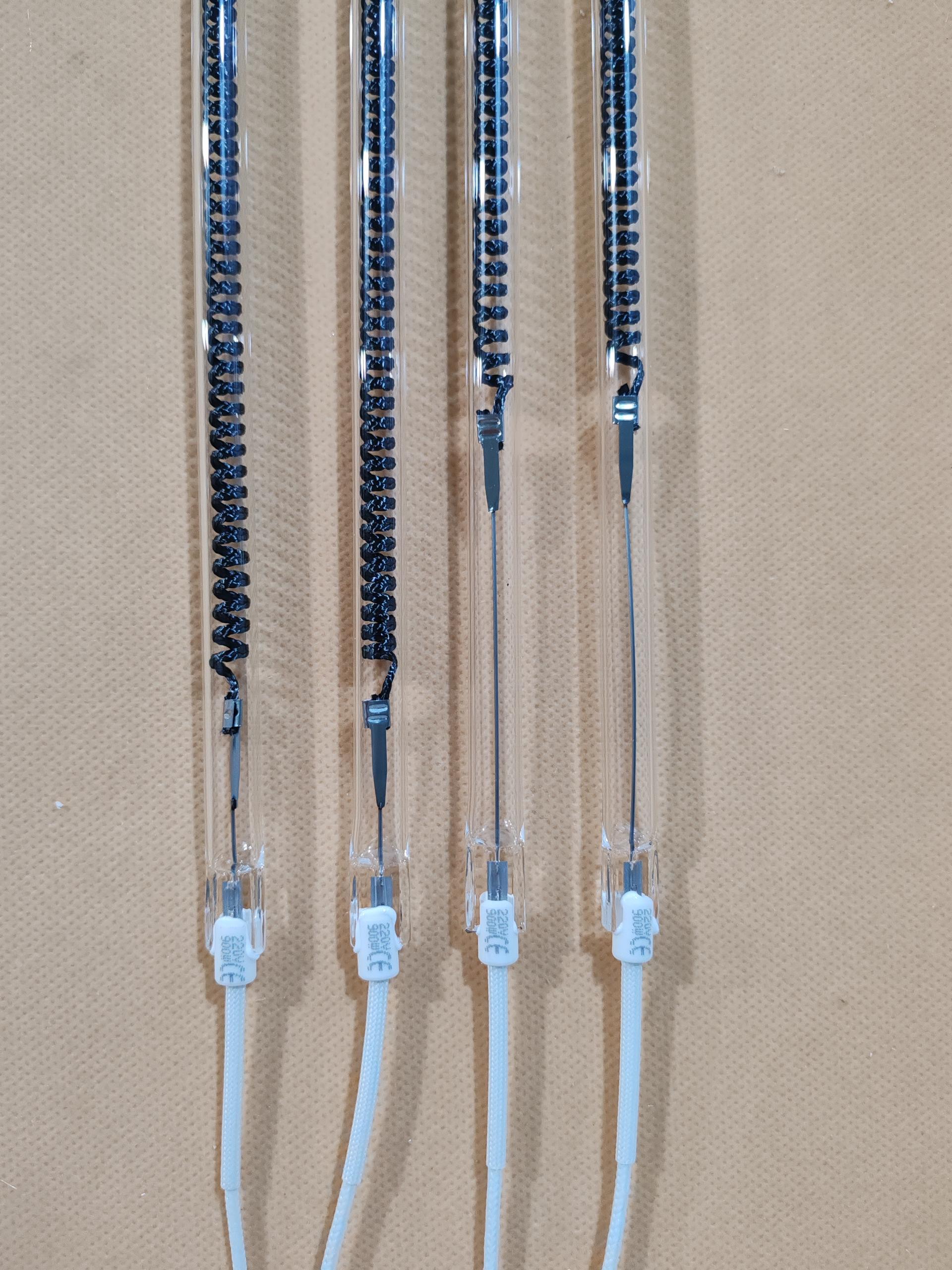 SK15 Karbon Fiber Isı Lambası 550mm 220v 1500w Karbon Fiber Kuvars Tüpü