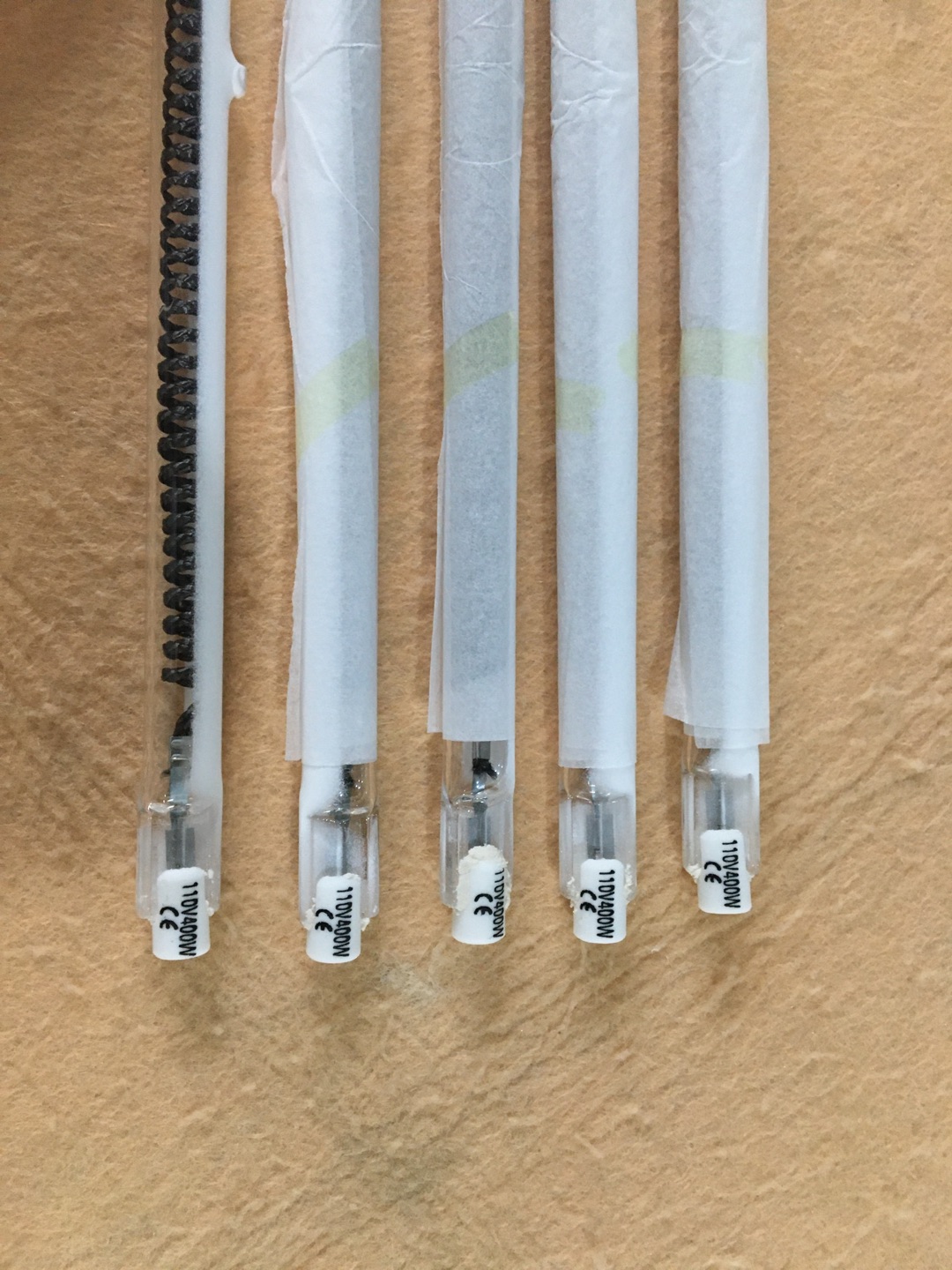 carbon fiber ir heat lamp quartz heater