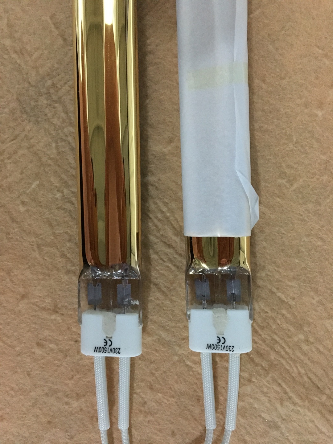 500W 220V Heizlampe für Geflügel Kohlefaser-Heizlampe